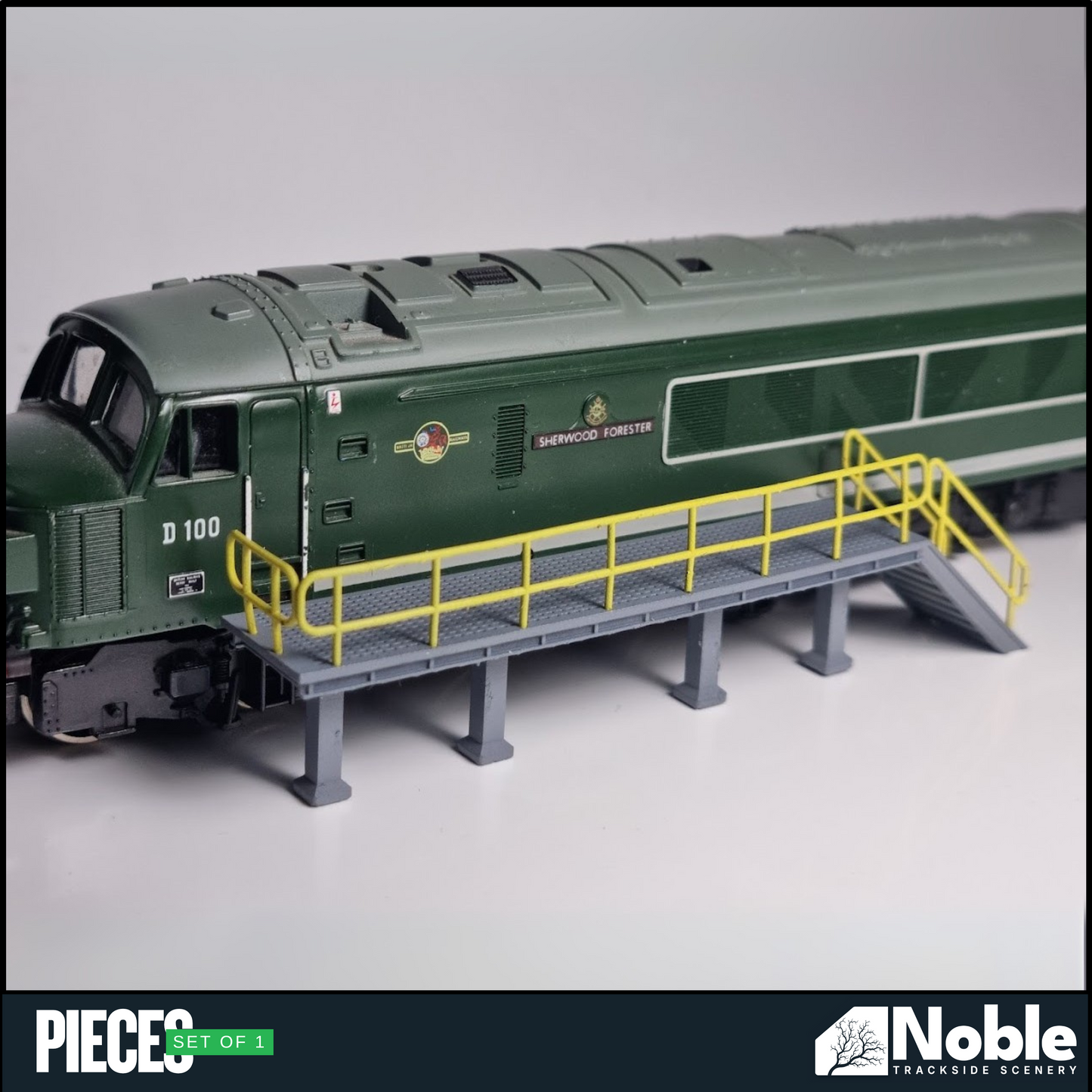 Model Railway layout scenery - Maintenance Platform Engine House OO HO Gauge