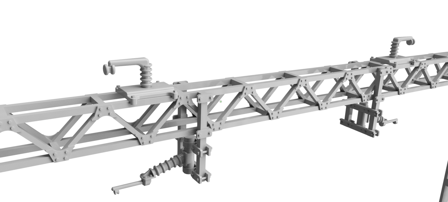 Twin Catenary 73mm spacing - Model Railway layout Scenery OO gauge