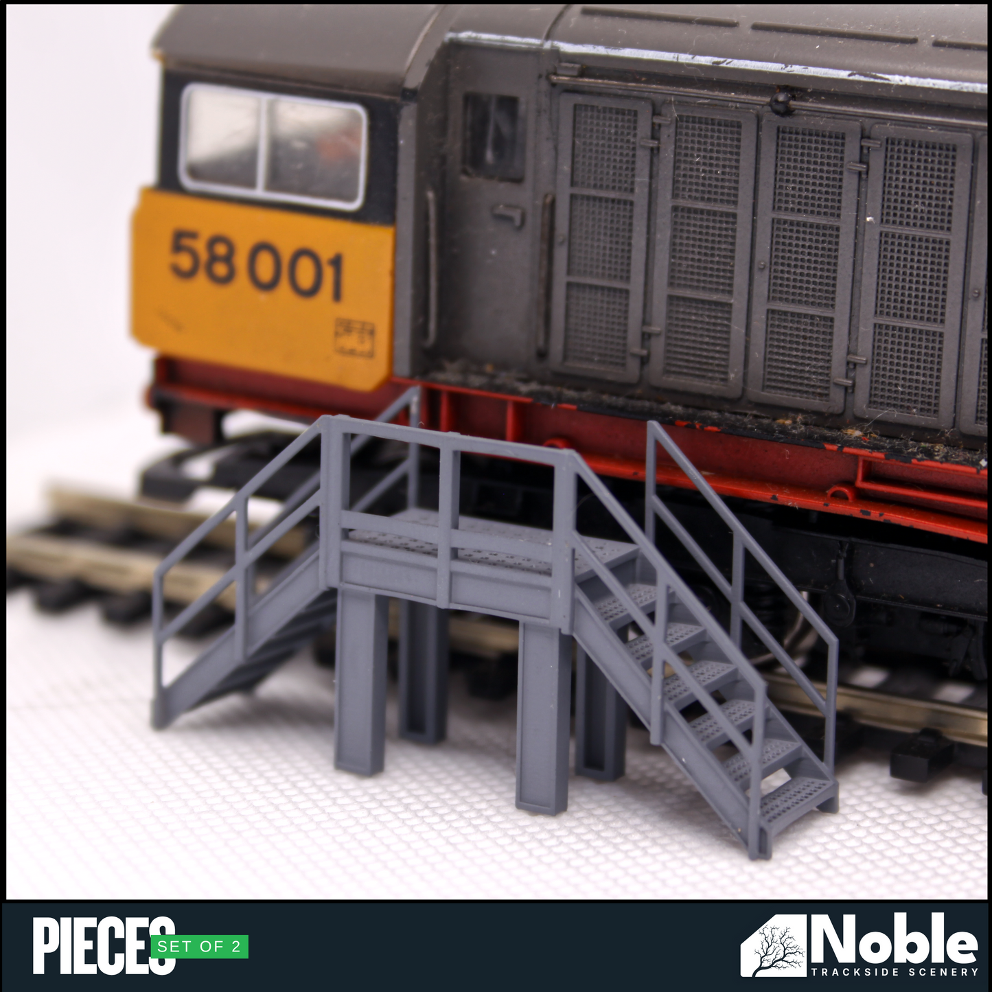 Model railway layout scenery - Driver access platform OO Gauge 1:76 pack of 2