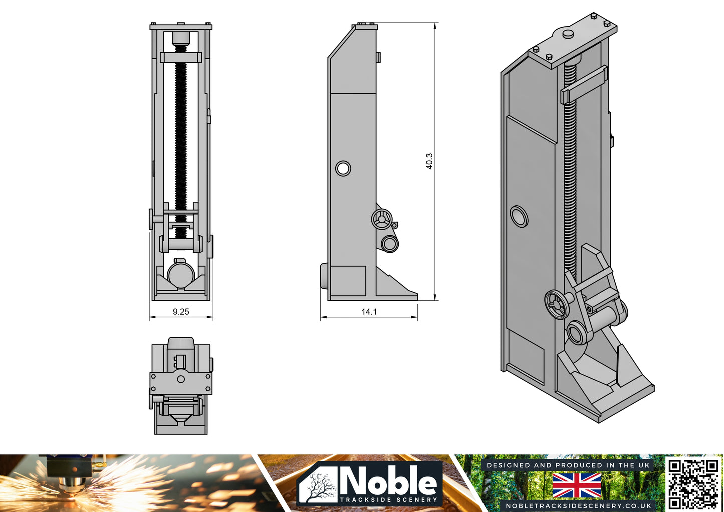 Depot Lifting Jacks - OO Gauge 1:76 (Pack of 4) | Model Railway Scenery