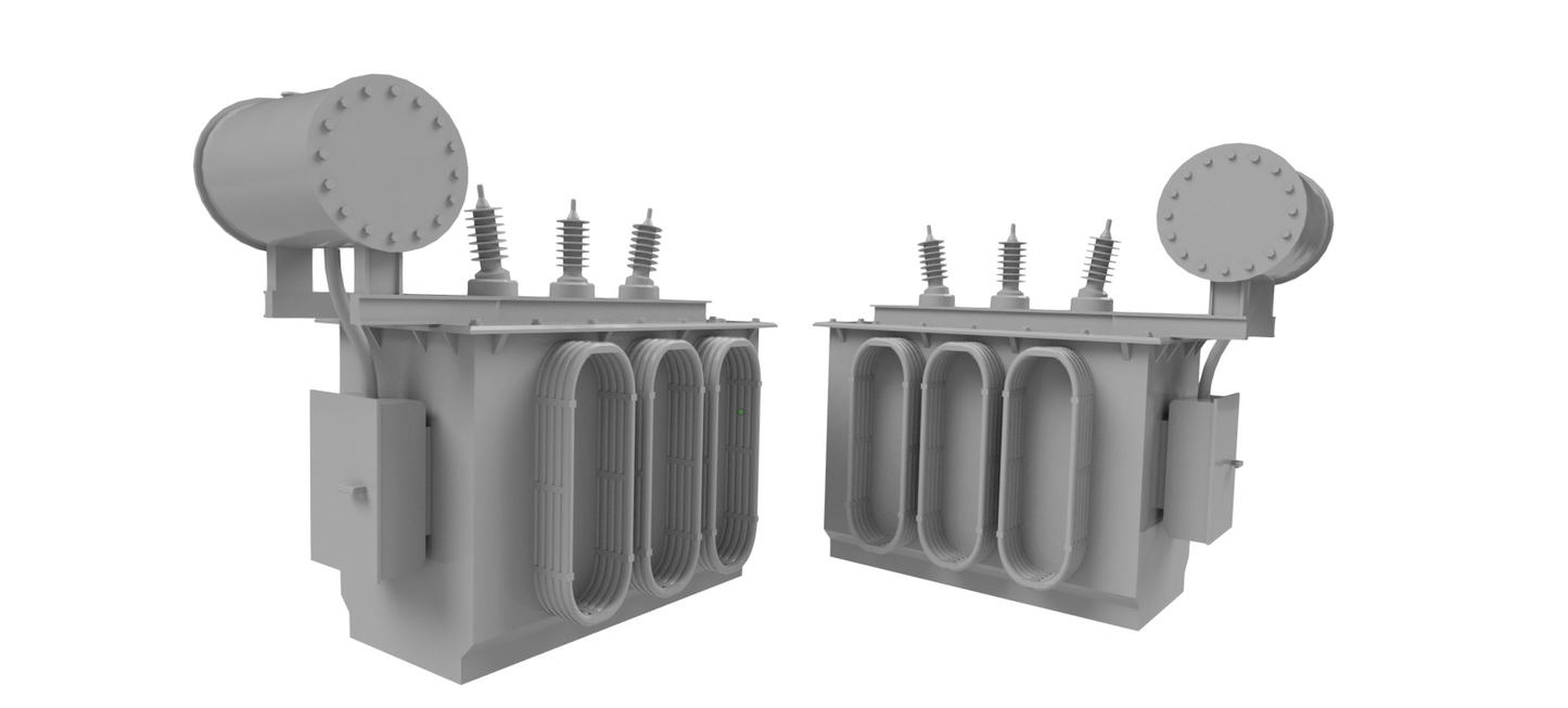 Electrical substation transformer - OO Gauge 1:76 (Pack of 2) | Model Railway Scenery