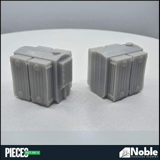 Lineside Electrical Transformer - OO Gauge 1:76 (Pack of 2) | Model Railway Scenery