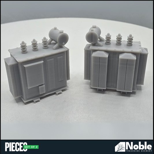 Model Railway layout Scenery electrical substation 1:76 OO gauge x2