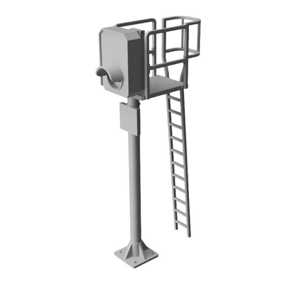 Aspect Signals with platform and ladder | OO Gauge 1:76 (Pack of 2) | Model Railway Scenery