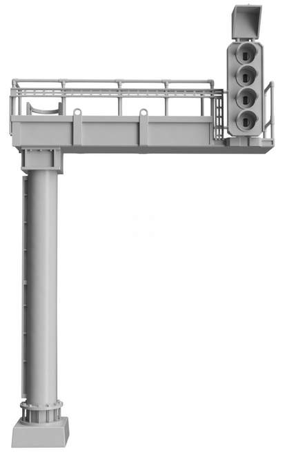 Signal Gantry - Aspect heads 2 to 4 - OO Gauge 1:76 (Pack of 1) | Model Railway Scenery