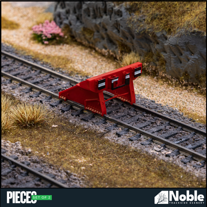 Buffer stops - OO Gauge 1:76 (Pack of 2) | Model Railway Scenery