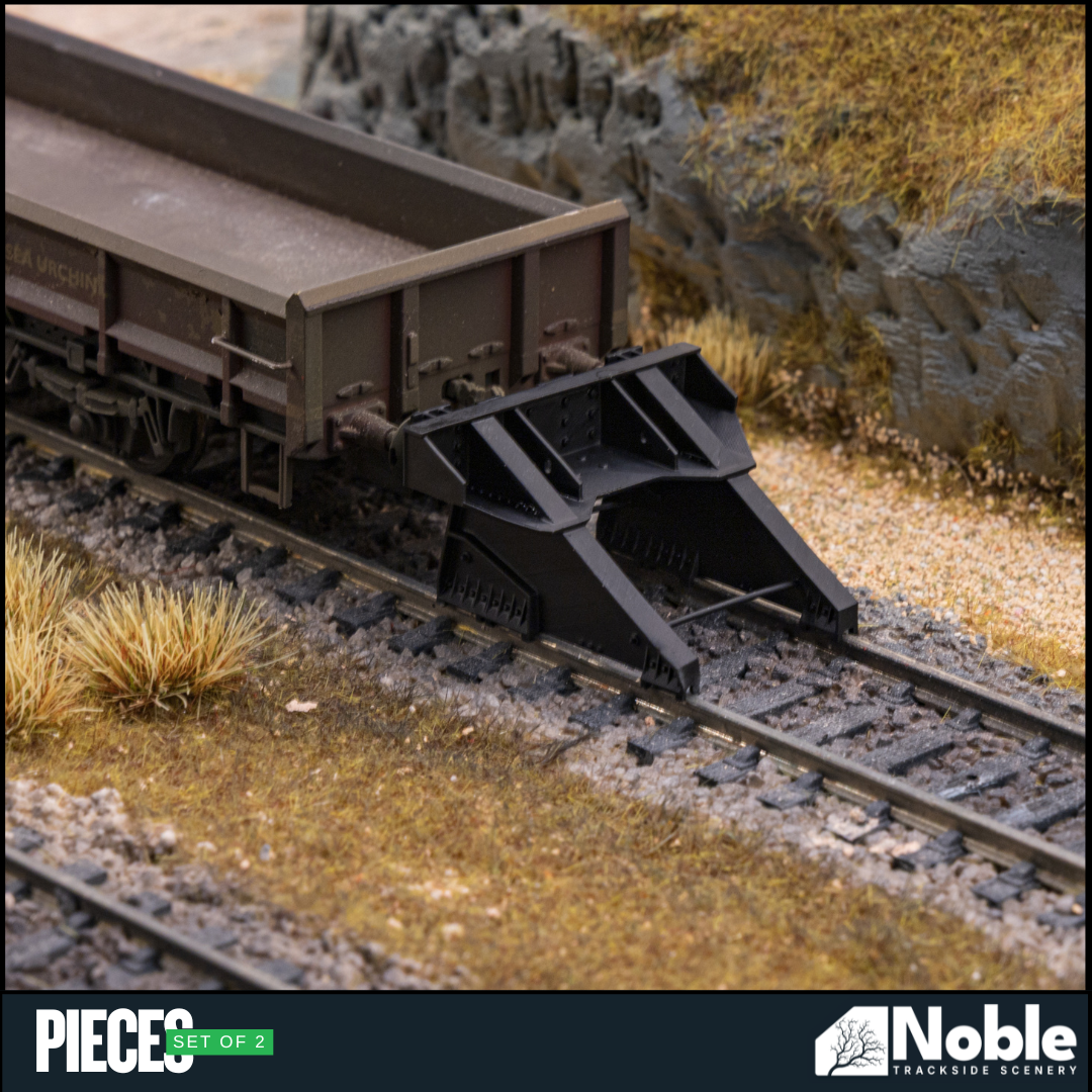 Buffer stops - OO Gauge 1:76 (Pack of 2) | Model Railway Scenery