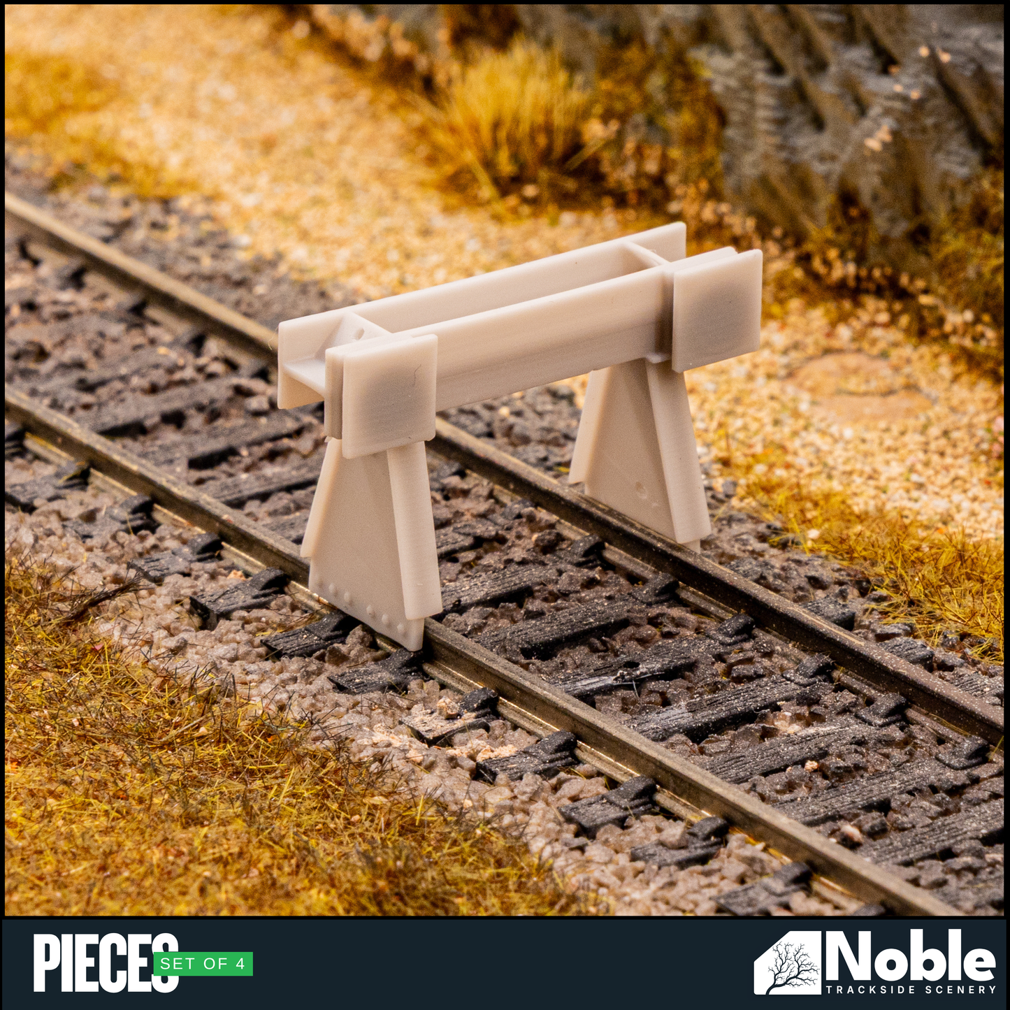 Rawie Buffer Stop - OO Gauge 1:76 (Pack of 4) | Model Railway Scenery