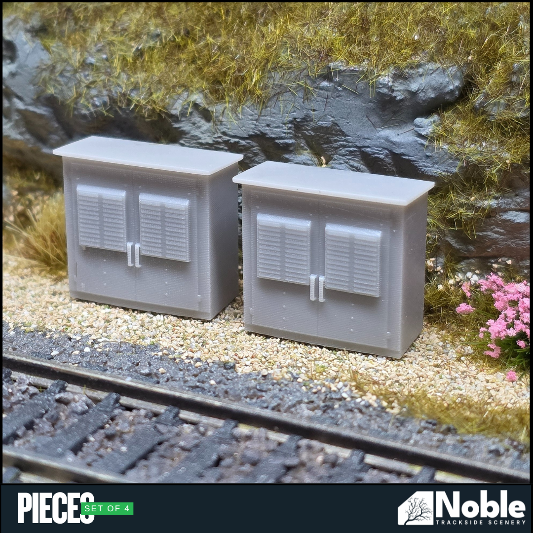 Model Railway layout Scenery Electrical Location Cases OO gauge 1:76 (Pack of 4)