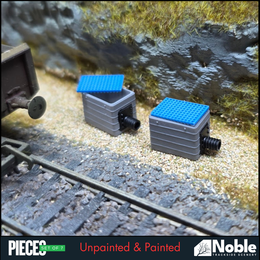 Catchment Drains - OO Gauge 1:76 (Pack of 7) | Model Railway Scenery