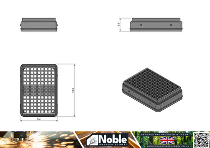 Catchment Drains - OO Gauge 1:76 (Pack of 7) | Model Railway Scenery