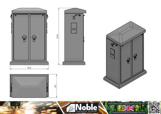 Electrical Location Cases - OO Gauge 1:76 (Pack of 4) | Model Railway Scenery