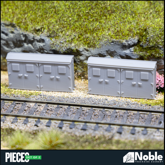 Model Railway layout Scenery electrical cabinet 1:148 N gauge x2