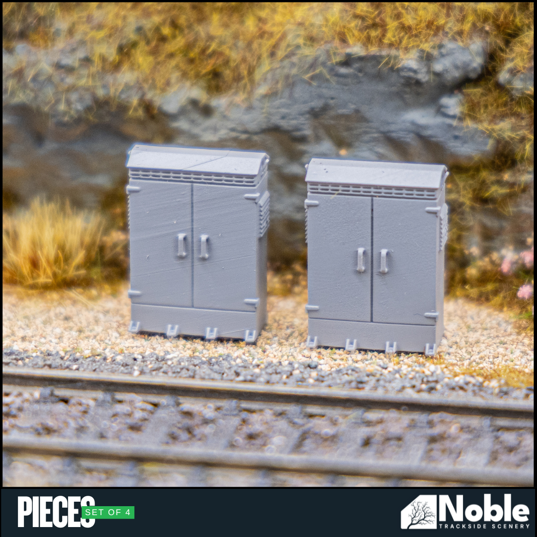 Model Railway layout Scenery Electrical Location Cases OO gauge 1:76 (Pack of 4)