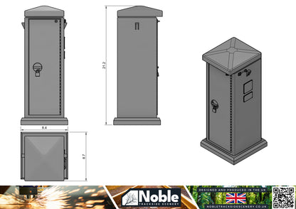 Electrical Location Cases - OO Gauge 1:76 (Pack of 4) | Model Railway Scenery