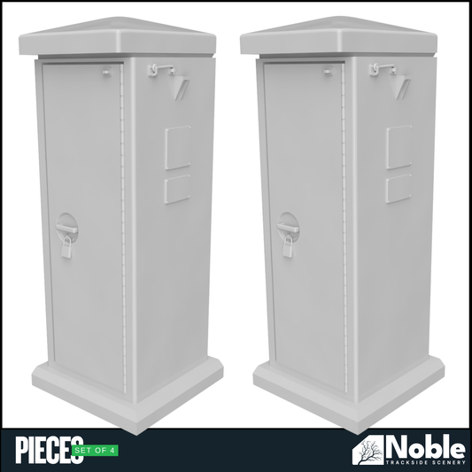 Electrical Location Cases - OO Gauge 1:76 (Pack of 4) | Model Railway Scenery