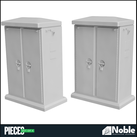 Electrical Location Cases - OO Gauge 1:76 (Pack of 4) | Model Railway Scenery