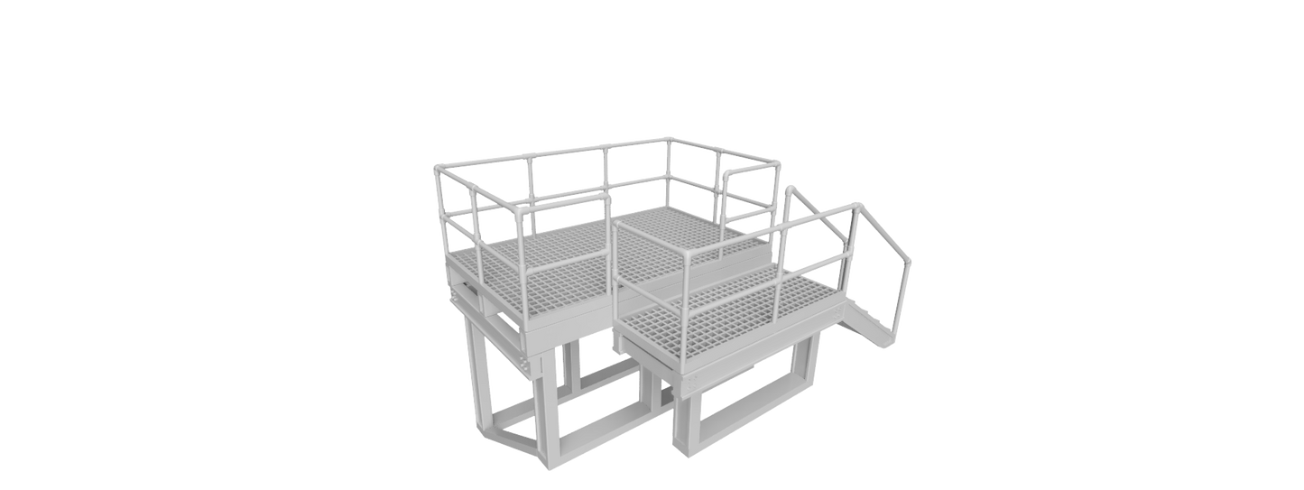 Lineside Electrical platform - OO Gauge 1:76 (Pack of 1) | Model Railway Scenery