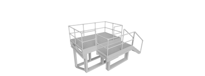 Lineside Electrical platform - OO Gauge 1:76 (Pack of 1) | Model Railway Scenery