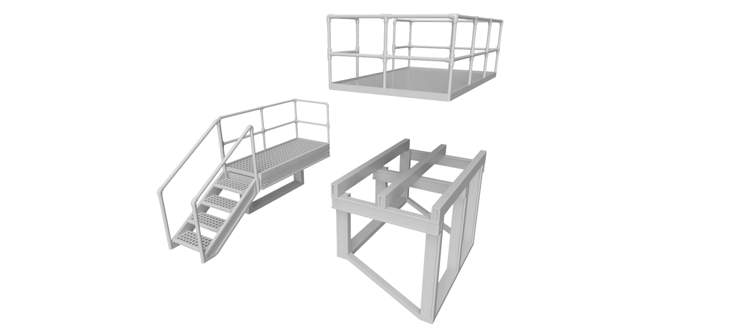 Lineside Electrical platform - OO Gauge 1:76 (Pack of 1) | Model Railway Scenery