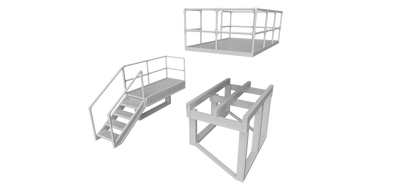 Lineside Electrical platform - OO Gauge 1:76 (Pack of 1) | Model Railway Scenery