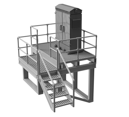 Lineside Electrical platform - OO Gauge 1:76 (Pack of 1) | Model Railway Scenery