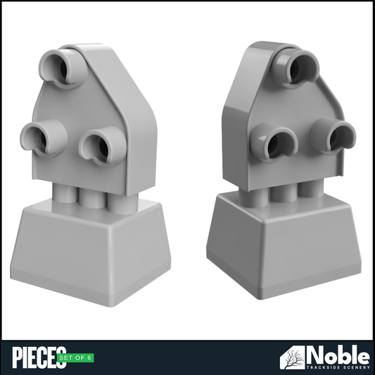 Ground shunting signal - O Gauge 1:43 (Pack of 6) | Model Railway Scenery