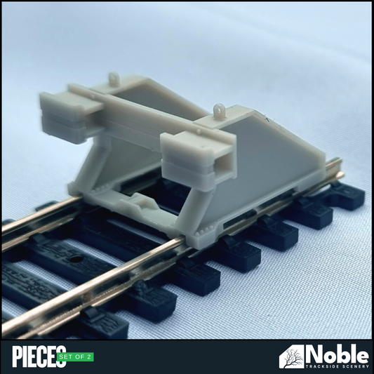 Model railway scenery - Buffer Stop OO Gauge 1:76 Scale - Pack of 2