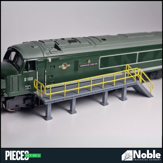 Model Railway layout scenery - Maintenance Platform Engine House OO HO Gauge
