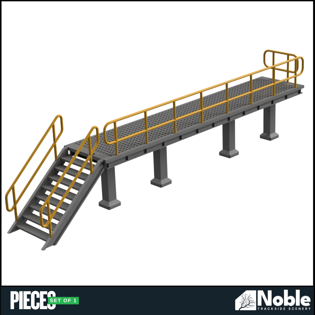 Maintenance Platform Engine House TT gauge 1:120 | Model Railway Scenery