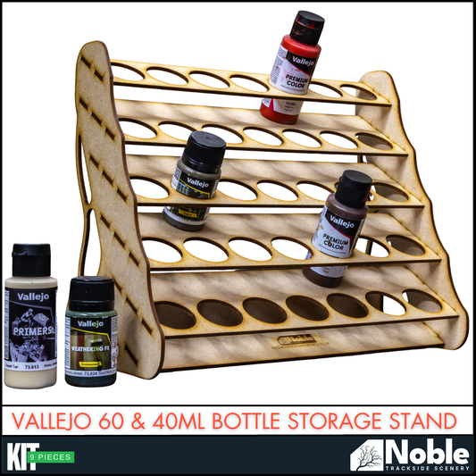 Model Paint storage for 40ml & 60ml bottles - Vallejo 34 bottle capacity