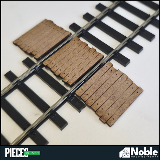 Foot crossing/Track crossing kit of 4 sets - O Gauge 1:43 | Model Railway