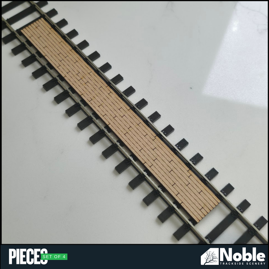 Foot crossing/Track crossing kit of 4 sets - O Gauge 1:43 | Model Railway