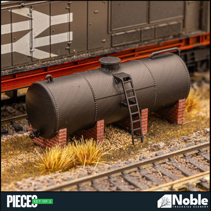 Fuel Diesel Oil Storage Tank - OO Gauge 1:76 (Pack of 1) | Model Railway Scenery