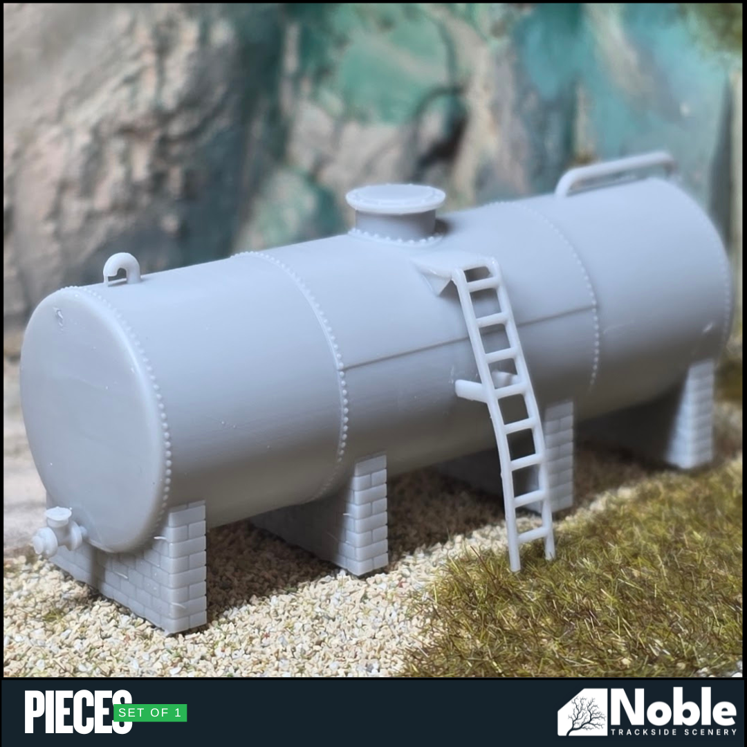 Fuel Diesel Oil Storage Tank - OO Gauge 1:76 (Pack of 1) | Model Railway Scenery