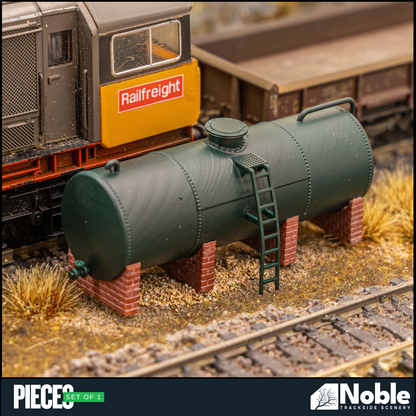 Fuel Diesel Oil Storage Tank - OO Gauge 1:76 (Pack of 1) | Model Railway Scenery