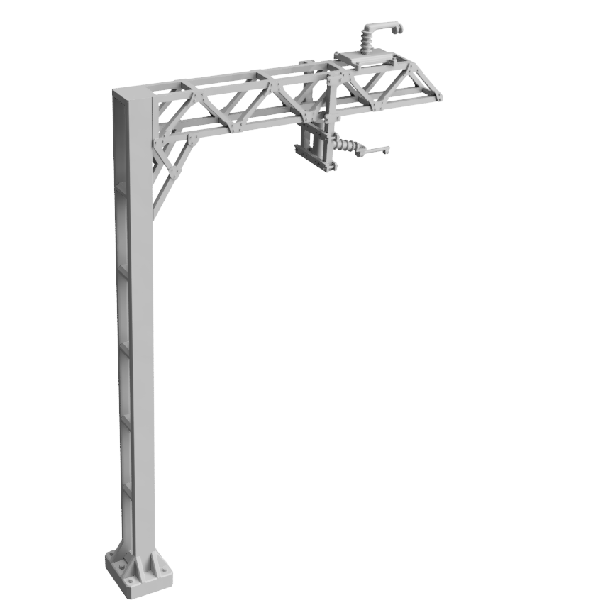 Single OLE Catenary - Model Railway layout Scenery OO gauge 1:76