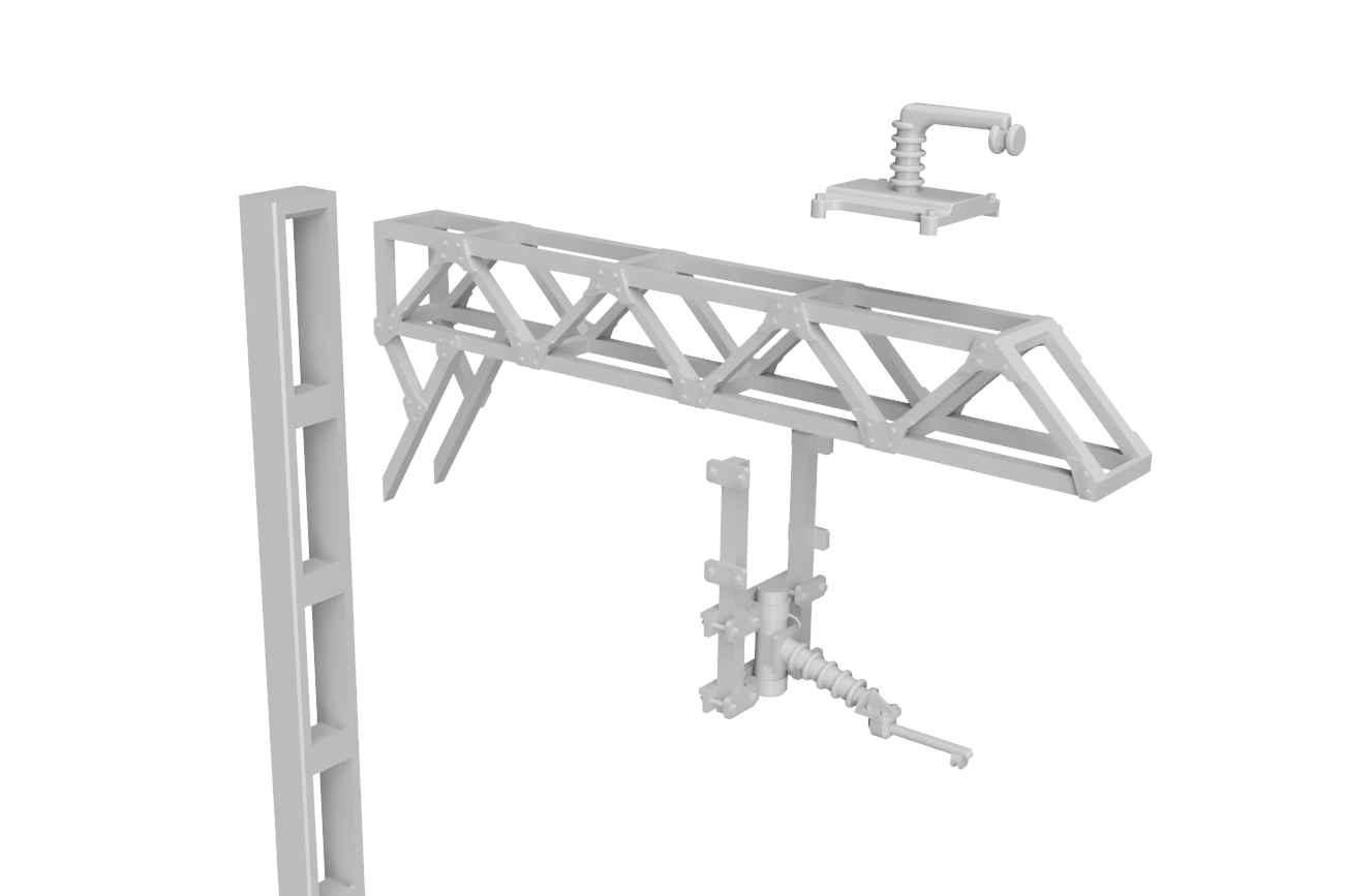 Single OLE Catenary - Model Railway layout Scenery OO gauge 1:76