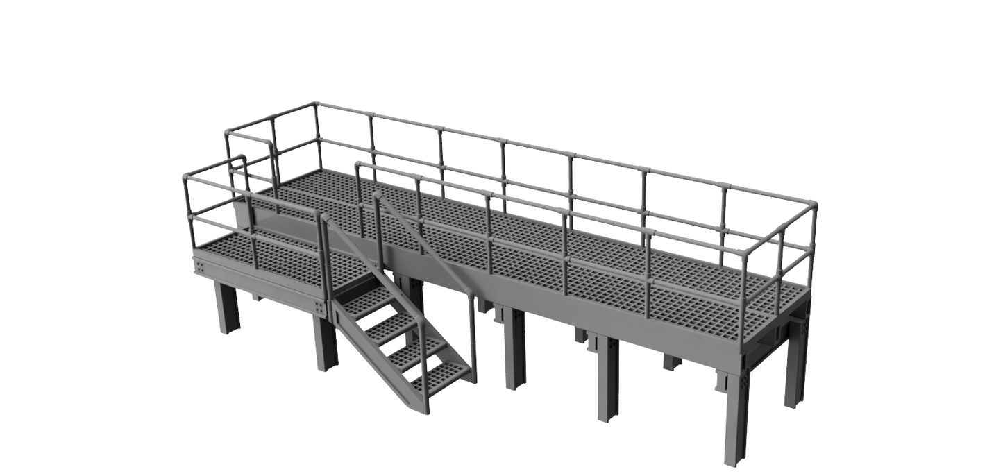 Lineside Electrical Cabinet Platform - OO Gauge 1:76 (Pack of 1) | Model Railway Scenery