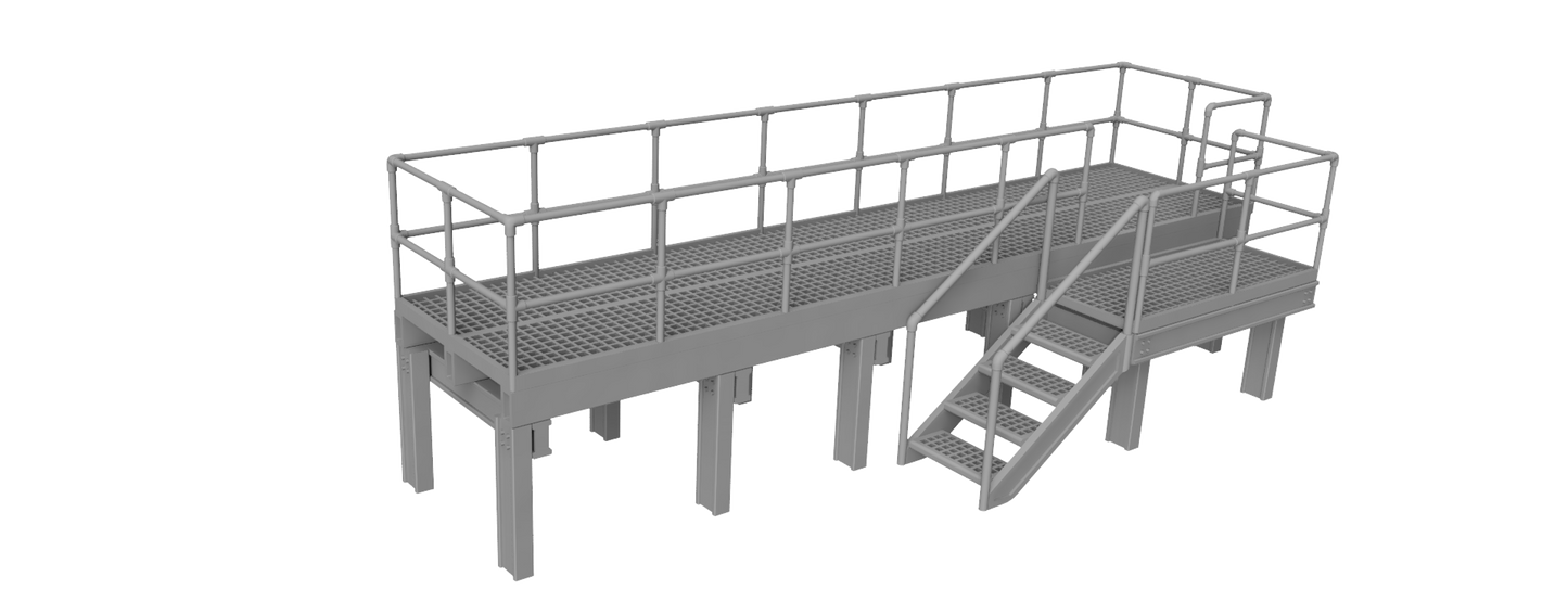 Lineside Electrical Cabinet Platform - OO Gauge 1:76 (Pack of 1) | Model Railway Scenery