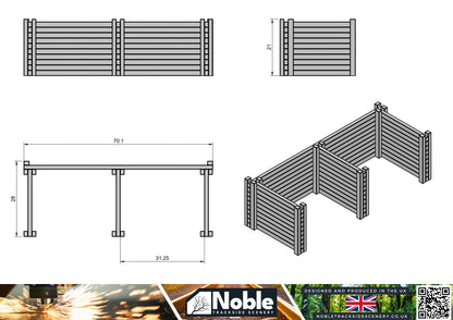 Coal Staithes - OO Gauge 1:76 (Pack of 2) | Model Railway Scenery