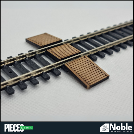 Foot crossing/Track crossing kit - OO Gauge 1:76 | Model Railway Scenery